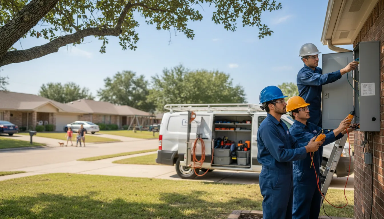 Certified electrician providing emergency electrical services in Iron Belt, WI